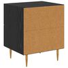 vidaXL Armadio da Notte con cassetto Rovere Nero 40 x 35 x 47,5 cm