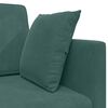 vidaXL Divano-letto da pavimento 200cm Verde Scuro Velluto