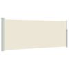 vidaXL Tenda da Sole Laterale Retrattile 117x314 cm Crema
