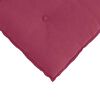 vidaXL Cuscino per Schiena Rosso Vino 140 x 50 cm Tessuto in Cords