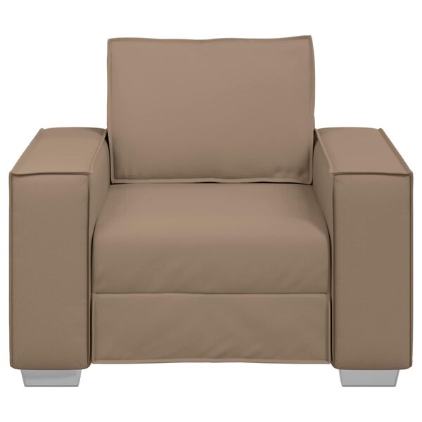 vidaXL Divano Cappuccino 99 x 78 x 84 cm Tessuto