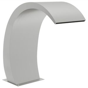 vidaXL Fontana per Piscina con LED 22x60x70 cm in Acciaio Inox 304