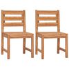 vidaXL Set da Pranzo per Giardino 4 pz in Legno Massello di Teak