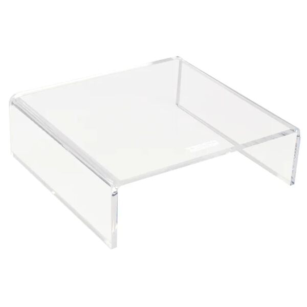 DESQ Stand per Monitor in Acrilico Trasparente 22 x 20 x 7 cm