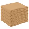 vidaXL Tovaglia da Tavolo 5 pz Beige 140 x 140 cm Poliestere