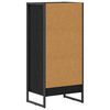 vidaXL Armadio per Libri Rovere Nero 80 x 30 x 155 cm