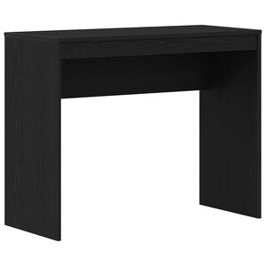 vidaXL Scrivania Rovere Nero 90x40x72 cm Legno ingegnerizzato