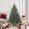 vidaXL Albero di Natale artificiale con 150 LED Verde 150 cm PE e PVC