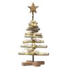 vidaXL Albero di Natale Marrone 60 cm Legno massello di teak