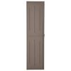 vidaXL Armadio da Giardino Marrone 65x45x172 cm in PP Aspetto Legno