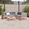 vidaXL Set Divani Giardino 6 pz Cuscini Legno Massello Abete Douglas