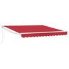 vidaXL Tenda Retrattile Rosso 300x250 cm Tessuto