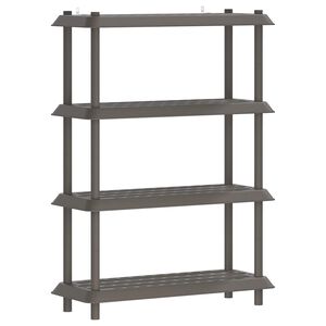 vidaXL Unit&agrave; di scaffalatura 4 livelli 100 x 40 x 136,5 cm PP