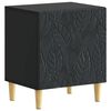 vidaXL Comodino Nero 43 x 34,5 x 50 cm Legno ingegnerizzato