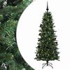 vidaXL Albero di Natale artificiale con palline 120 cm 150 LED