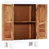 vidaXL Credenza Intagliata Bianca 60x30x89 cm Legno Massello di Mango