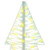 vidaXL Albero di Natale con 160 LED Bianco caldo 150 cm PET