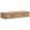 vidaXL Tavolino da Parete Laterale 87,5 x 34,5 x 17 cm