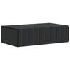 vidaXL Tavolino da Parete Laterale Nero 59 x 34,5 x 17 cm