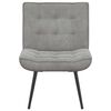 vidaXL Sedia Relax 64x74x84 cm Grigio Chiaro in Velluto