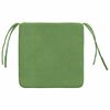 vidaXL Cuscini per Seduta 4 pcs Verde chiaro 40 x 40 x 3 cm Velluto