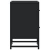 vidaXL Comodino Nero 40x31x50 in Truciolato