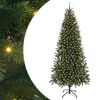 vidaXL Albero di Natale artificiale con 300 LED Verde 240 cm PE e PVC