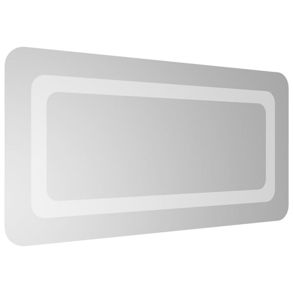 vidaXL Specchio da Bagno con Luci LED 30x60 cm