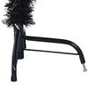 vidaXL Albero di Natale Artificiale a Met&agrave; con Base Nero 150 cm PVC