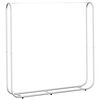 vidaXL Rastrelliera per Legna 150x25x150 cm in Acciaio Zincato