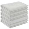 vidaXL Tovaglia da Tavolo 5 pz Ovale Bianco 160 x 220 cm