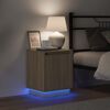 vidaXL Armadio da Notte Rovere Sonoma 39 x 34,5 x 50 cm