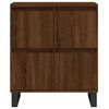vidaXL Credenza Rovere Marrone 60x35x70 cm in Legno Multistrato