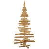 vidaXL Alberi di Natale Marrone 150 cm Legno di pino massello