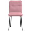 vidaXL Sedie da Pranzo 6 pz Rosa in Velluto