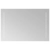 vidaXL Specchio da Bagno con Luci LED 60x40 cm