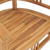 vidaXL Set da Pranzo da Giardino 3 pz in Legno Massello di Teak