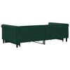 vidaXL Divano Letto Estraibile Cassetti Verde Scuro 100x200cm Velluto