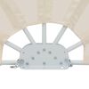 vidaXL Tenda Laterale per Terrazza Pieghevole Crema 200 cm
