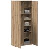 vidaXL Highboard rovere artigianale 80 x 35 x 180 cm Legno multistrato