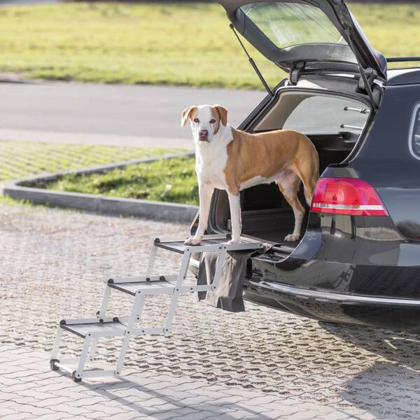 TRIXIE Scaletta Pieghevole a 3 Gradini in Alluminio