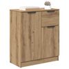 vidaXL Credenza Rovere artigianale 60 x 30 x 70 cm Legno multistrato