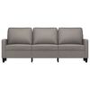 vidaXL Divano a 3 Posti Tortora 180 cm in Tessuto