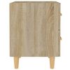 vidaXL Comodino Rovere Sonoma 40x35x47,5 cm