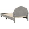vidaXL Struttura letto bambini con testata Grigio chiaro 80 x 200 cm