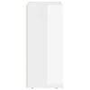 vidaXL Credenza Bianco Lucido 59 x 35 x 80.5 cm Legno multistrato