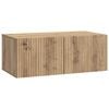 vidaXL Mobile Porta TV da Muro Rovere Artigianale 78,5 x 41 x 30 cm