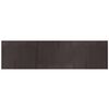 vidaXL Tappeto Rettangolare Marrone Scuro 80x300 cm in Bamb&ugrave;