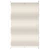 vidaXL Tenda pliss&egrave; 80x125cm Crema