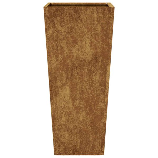 vidaXL Fioriera da Giardino 35x35x75 cm in Acciaio Corten